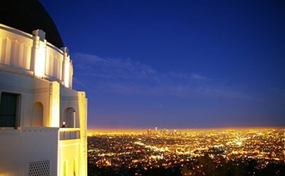 ロサンゼルスの夜のツアー人気 No.1 グリフィス天文台 夜景鑑賞ツアー（ステーキディナーつき）
