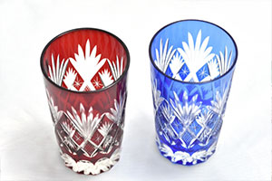 Edo kiriko glass