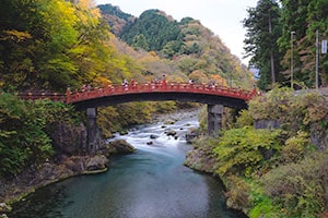 Shinkyo Bridge to Futarasan Shrine