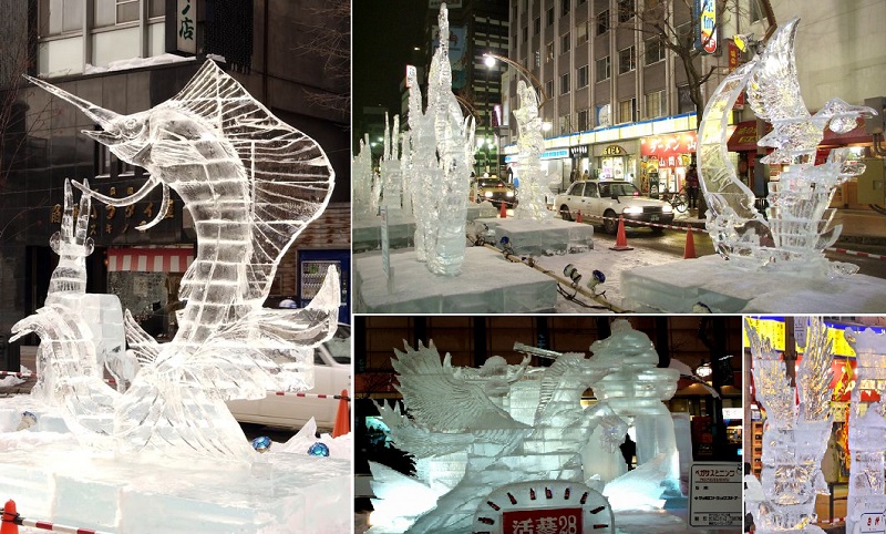 Ice Statue in Sapporo snow festival