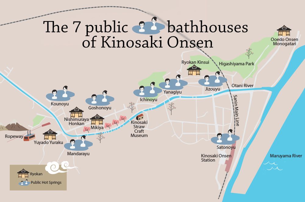 Kinosaki Onsen en Kansai -pase de visita onsens Japón - Foro Japón y Corea