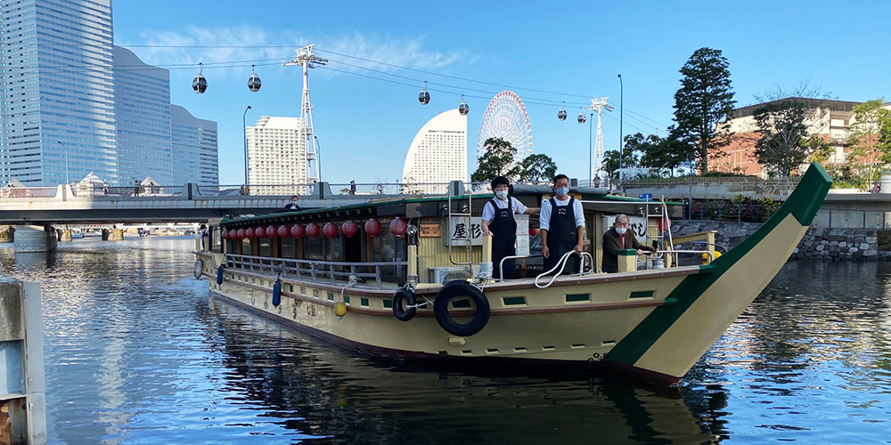 Yakatabune cruise dinner